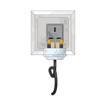 Plug in illustration Stock Illustration