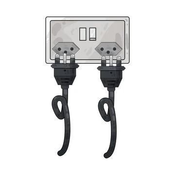 Plug in illustration Stock Illustration