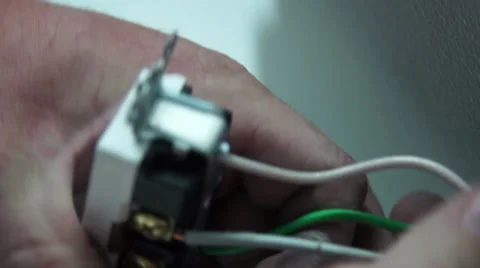 Plug instal tight Video stock 27823565