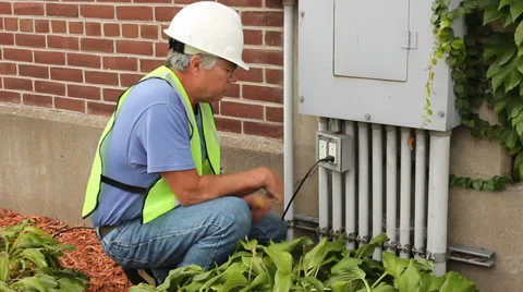 Plug lock Stock Footage 32270487