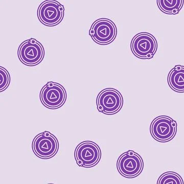 Plug play glyph seamless pattern 스톡 일러스트