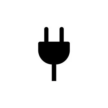 Plug socket icon. Element of minimalistic icon for mobile concept and web apps Illustrazione stock