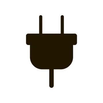 Plug for socket icon in trendy flat style isolated. Illustration eps 10. Stockillustratie