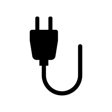 Plug socket icon vector 스톡 일러스트