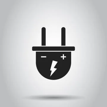Plug socket icon. Vector illustration on isolated background. Business concep 스톡 일러스트