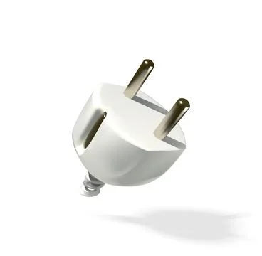 Plug vector 3d icon. 스톡 일러스트