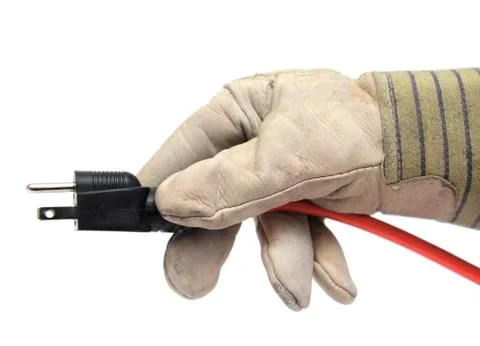 Plug the wire Stock-Fotos