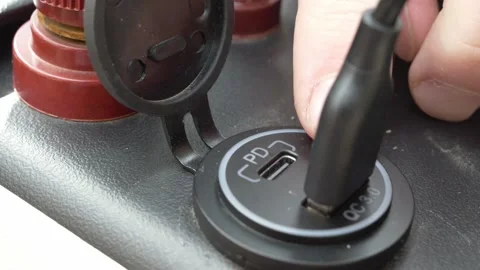 Plugging in and press start Stock Footage 219947828