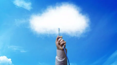 Plugging into The Cloud Video stock 45991863