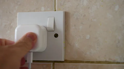 Plugging in. Stock Footage 345987597
