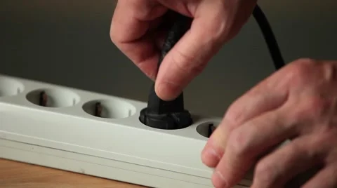 Plugging  into the socket 動画素材 41205923