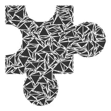 Plugin Collage of Triangles Ilustración de archivo