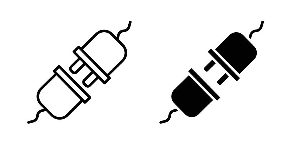 Plugin icon illustration. Pixel perfect vector graphics Illustrazione stock