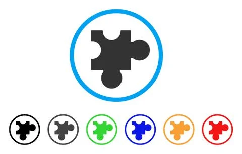 Plugin Rounded Icon 스톡 일러스트