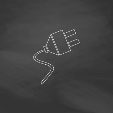 Plugs computer symbol Stock Illustration