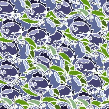 Plum abstraction Illustrazione stock