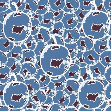 Plum abstraction Stock Illustration