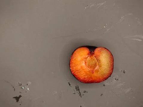 Plum in the background Foto stock