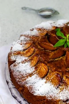 Plum cake Stock Photos