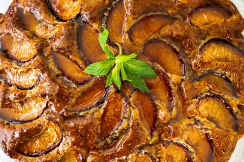 Plum cake Stock Photos