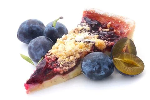 Plum Cake Stock Photos