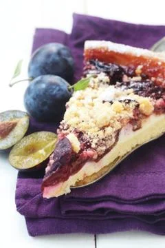 Plum Cake Stock Photos