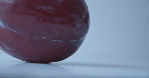 Plum Close up tabletop 스톡 동영상 128098696