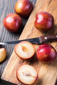 Plum fruit Foto stock