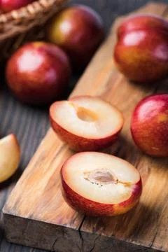 Plum fruit Stock Photos