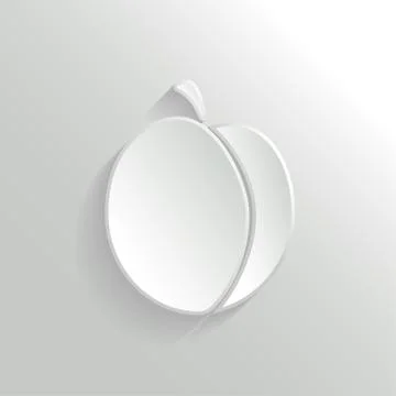 Plum Icon Stock Illustration