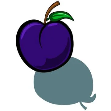 Plum Illustrazione stock