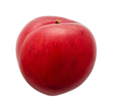 Plum isolated Foto stock