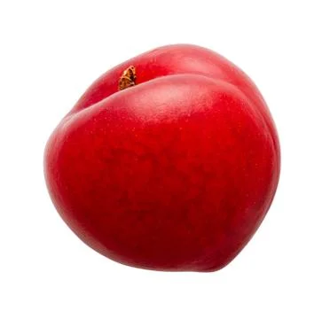 Plum isolated Foto stock