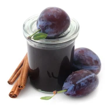 Plum Jam Stock Photos