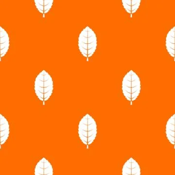 Plum leaf pattern seamless イラスト素材