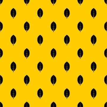 Plum leaf pattern vector Illustrazione stock