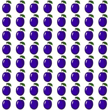 Plum pattern Stock Illustration