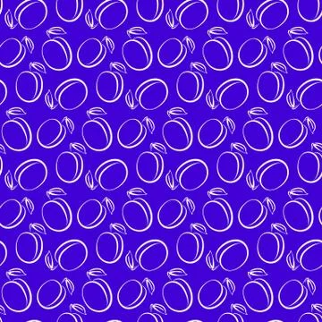 Plum pattern Stock Illustration