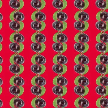 Plum Pattern Stock Illustration