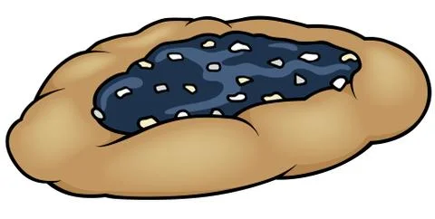 Plum Pie Stock Illustration