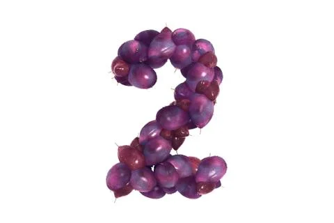 Plum symbols 2 on white background Stock Illustration