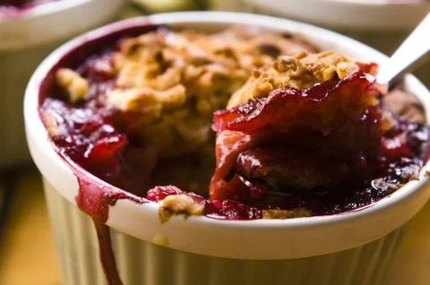 Plum tart Stock Photos