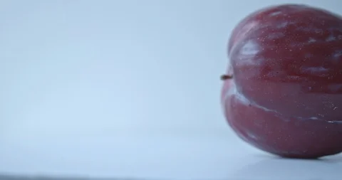 Plum white tabletop Stock Footage 128098428