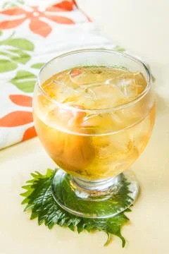 Plum wine Foto stock
