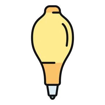 Plumb bob line gravity vertical measurement icon Ilustración de archivo