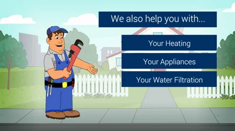 Plumber Animated Animation Video 動画素材 38733525