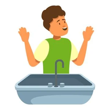 Plumber explaining how to fix kitchen sink faucet Ilustración de archivo