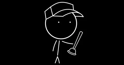 Plumber goes to work Stock Footage 296480544