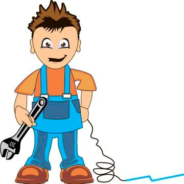 Plumber Stock Illustration