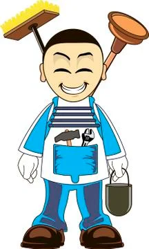 Plumber Stock Illustration